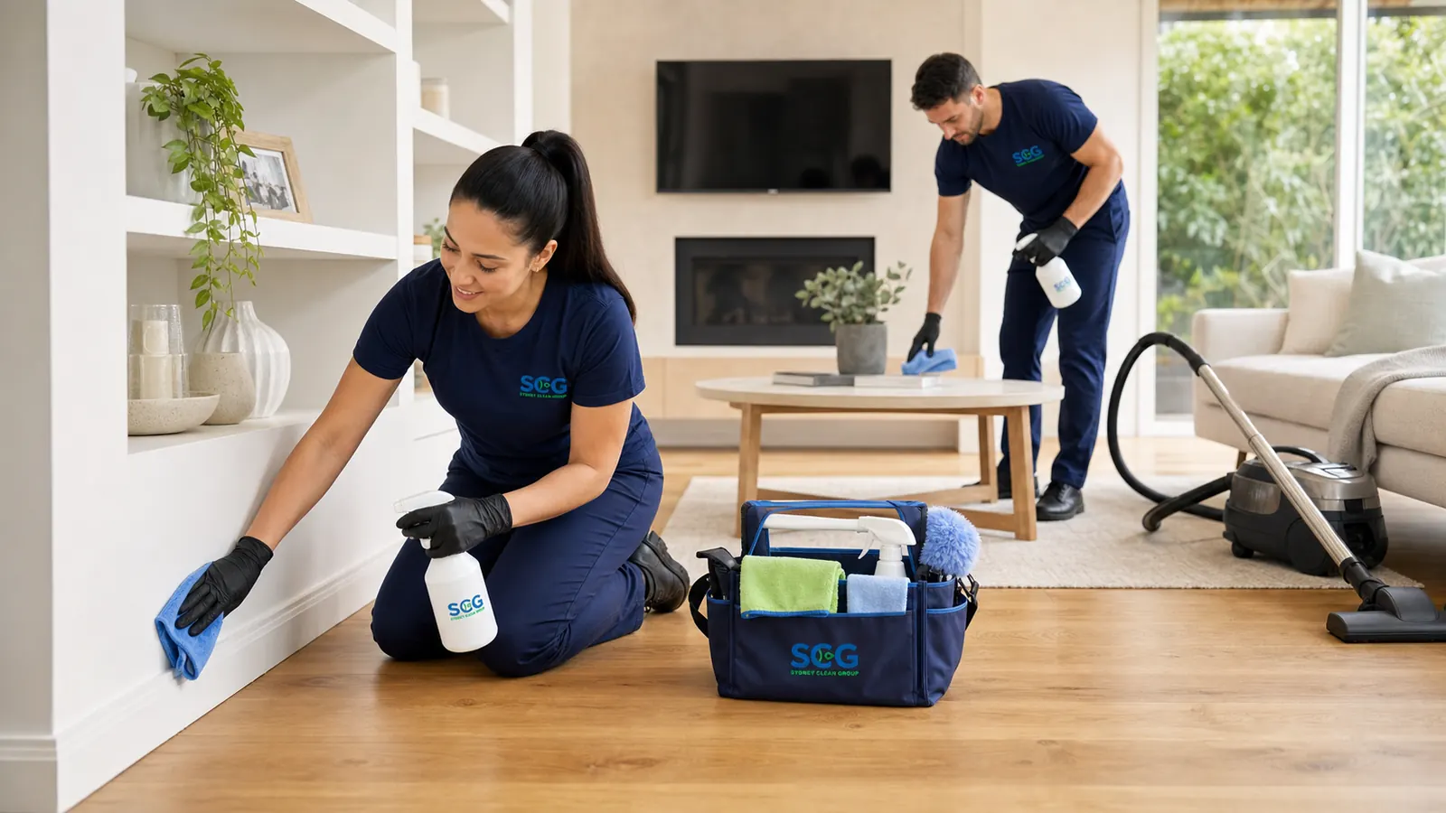 End of Lease Cleaning team at work in Sydney and Newington — Sydney Clean Group